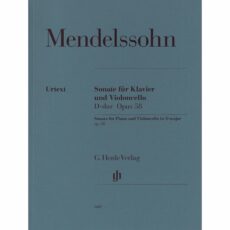 Mendelssohn --Sonata in D Major, Op. 58 for Cello and Piano
