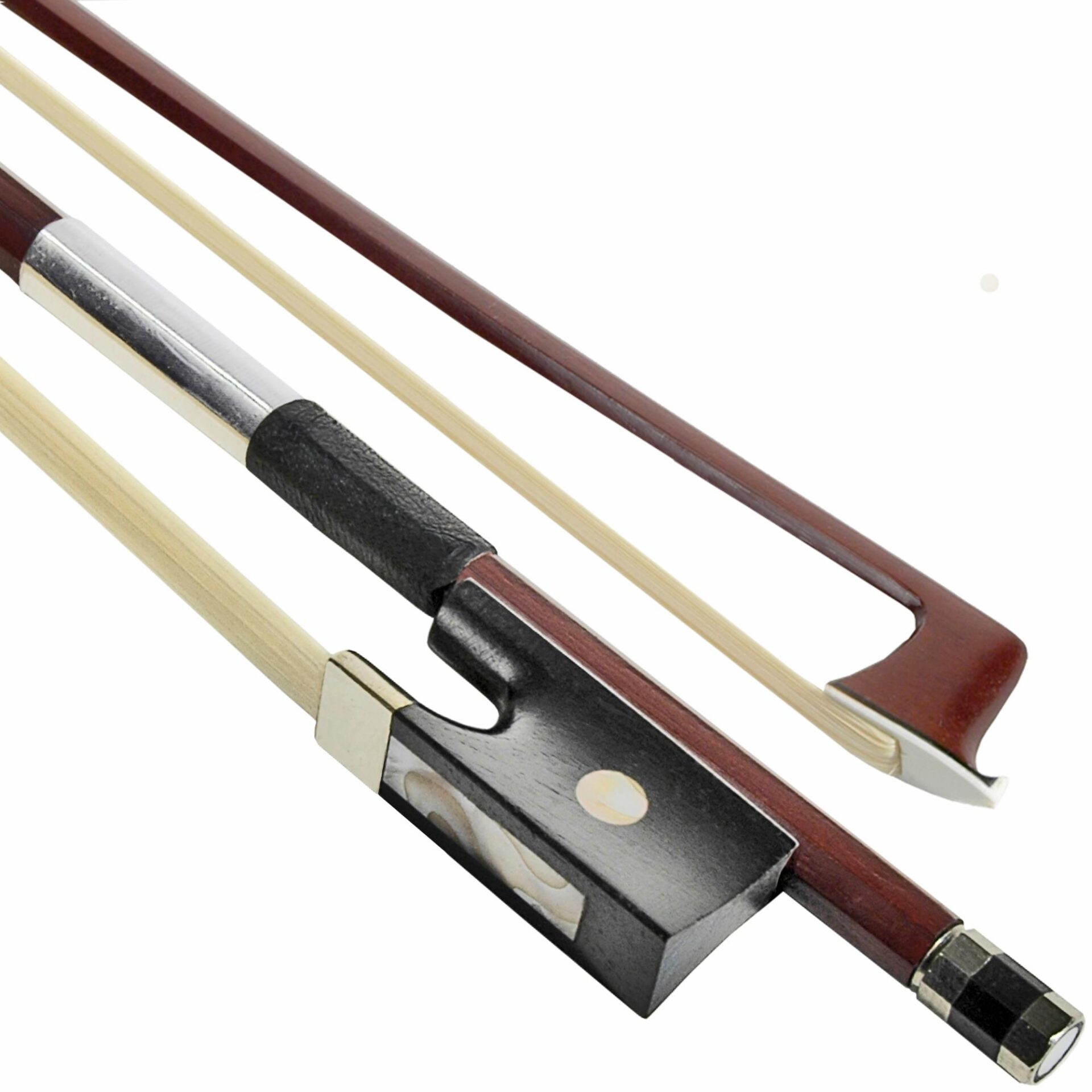 Klaus Mueller Octagonal Brazilwood Violin Bow - Image 2